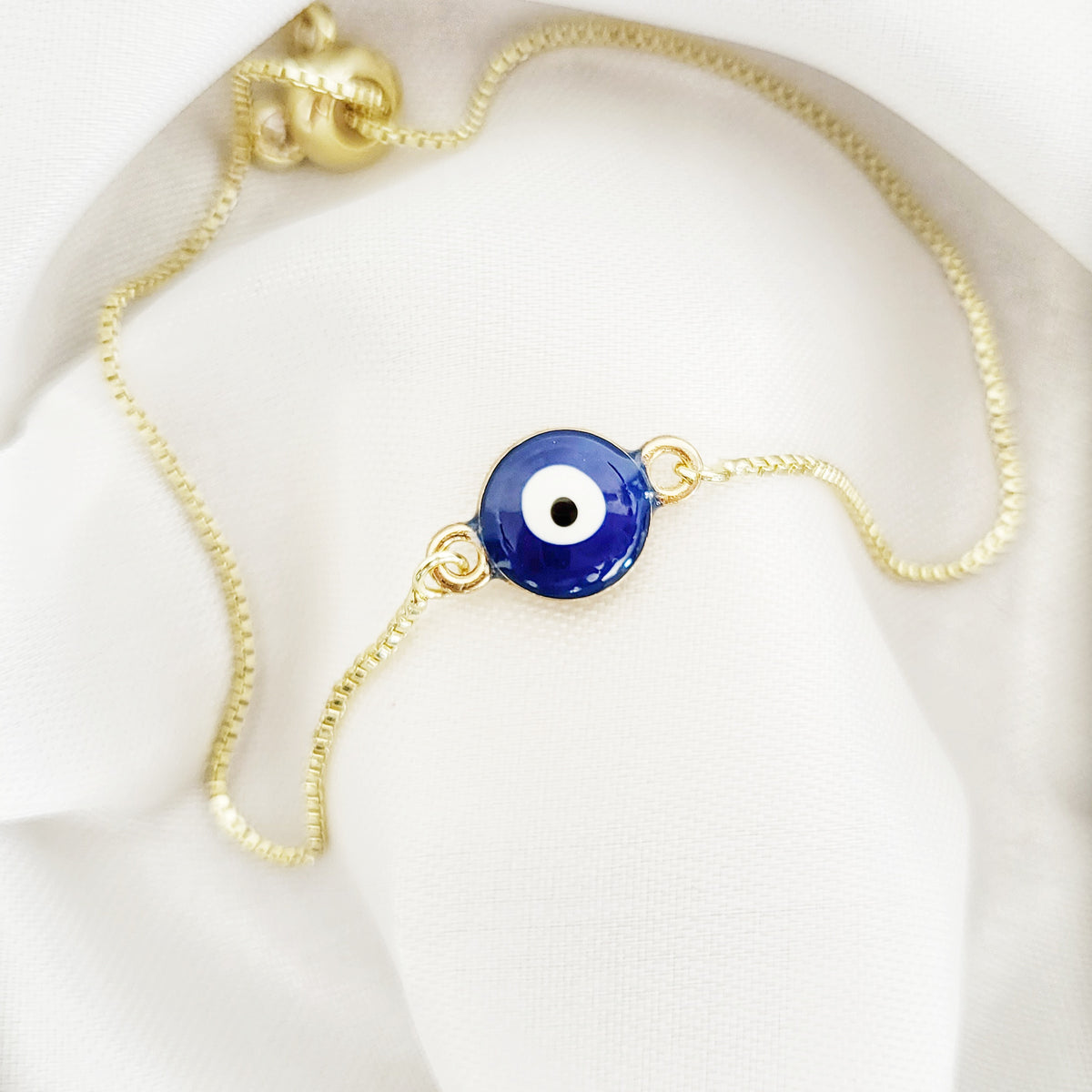 NAZAR | 14k Gold Evil Eye Protection Bracelet