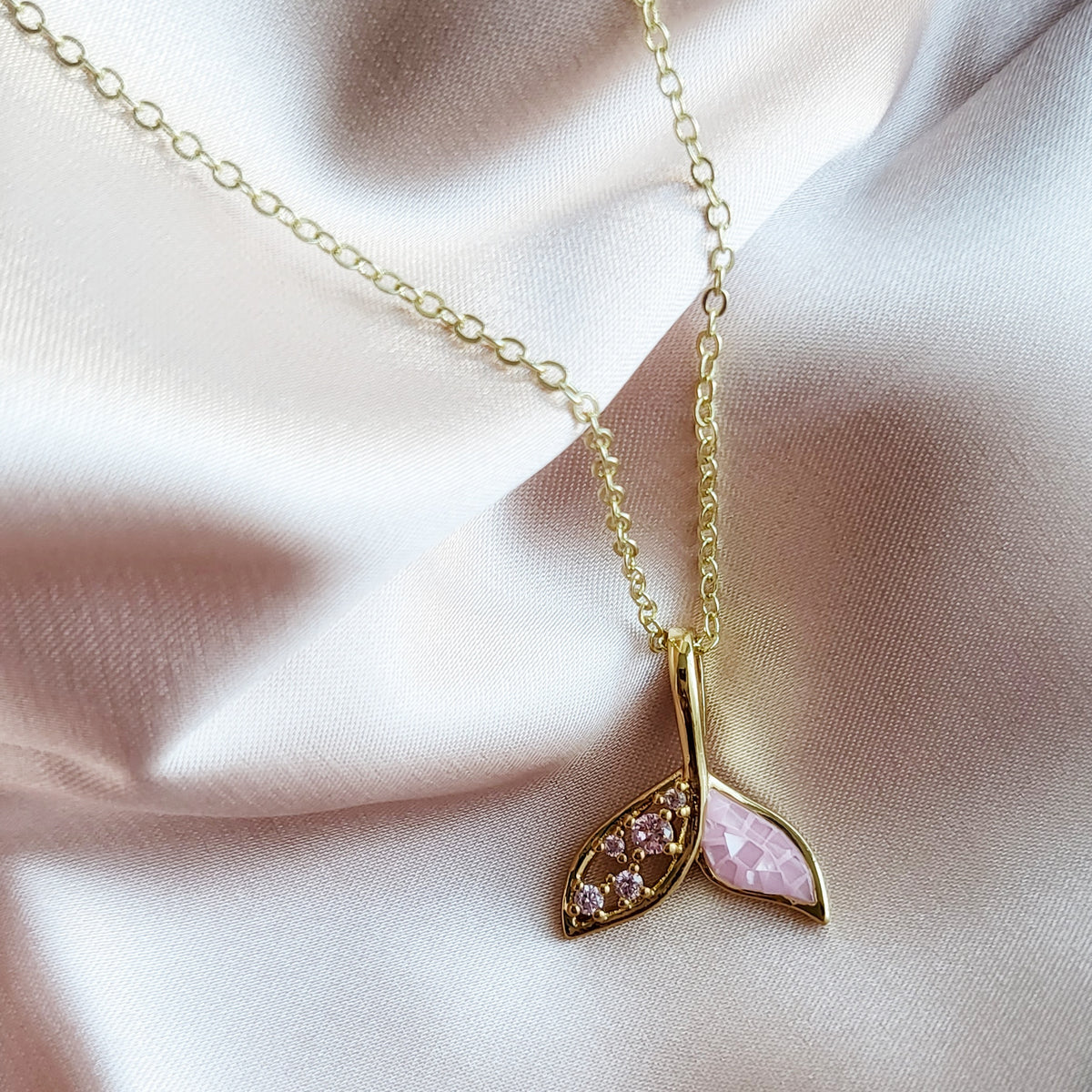 ANCHORED Mermaid Tail Necklace | Faith-Inspired Ocean Jewelry Symbolizing Trust &amp; Renewal