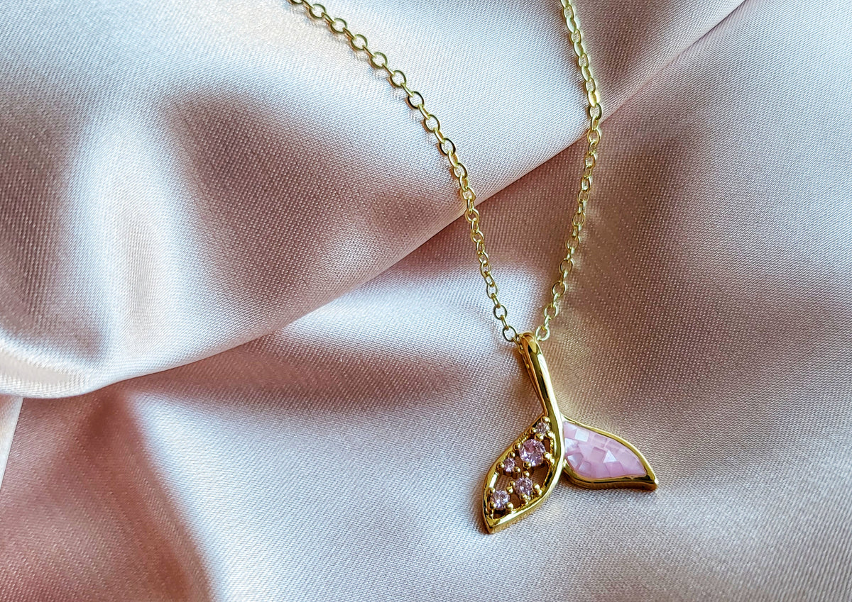 ANCHORED Mermaid Tail Necklace | Faith-Inspired Ocean Jewelry Symbolizing Trust &amp; Renewal