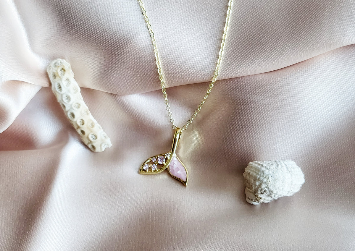 ANCHORED Mermaid Tail Necklace | Faith-Inspired Ocean Jewelry Symbolizing Trust &amp; Renewal