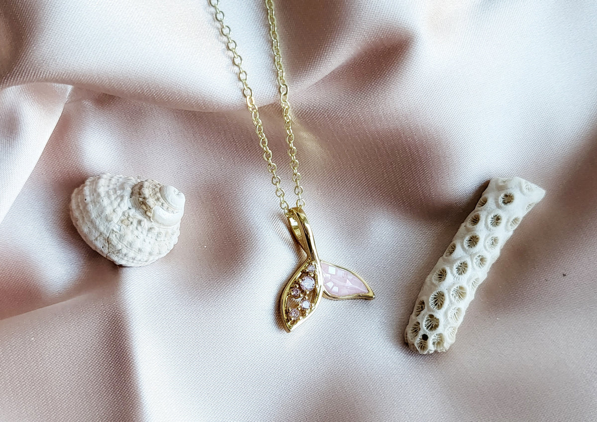 ANCHORED Mermaid Tail Necklace | Faith-Inspired Ocean Jewelry Symbolizing Trust &amp; Renewal