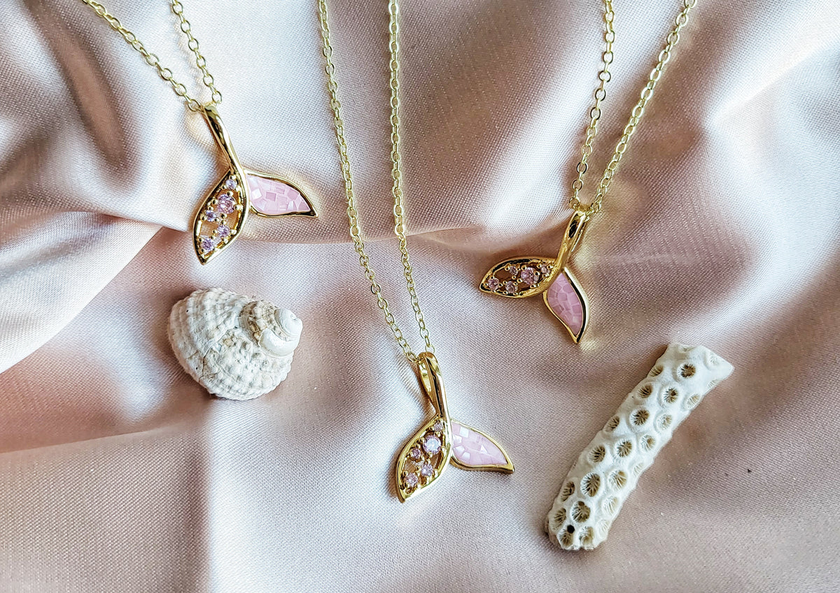 ANCHORED Mermaid Tail Necklace | Faith-Inspired Ocean Jewelry Symbolizing Trust &amp; Renewal