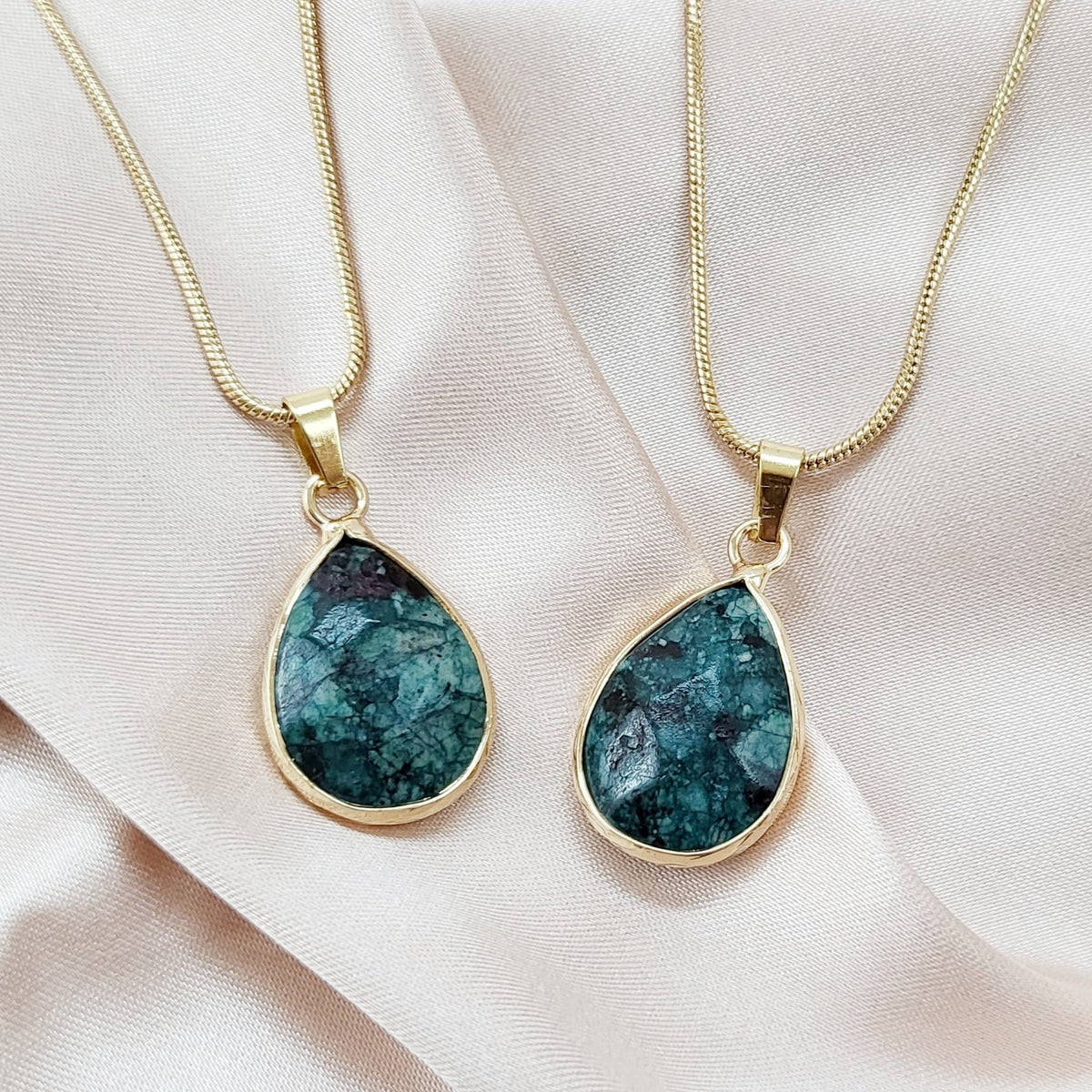 EPIDOTE | 14k Gold-Filled Crystal Healing Necklace