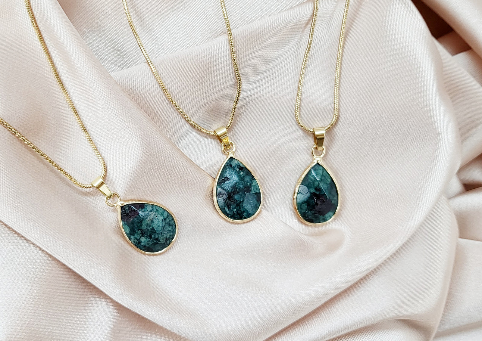 EPIDOTE | 14k Gold-Filled Crystal Healing Necklace