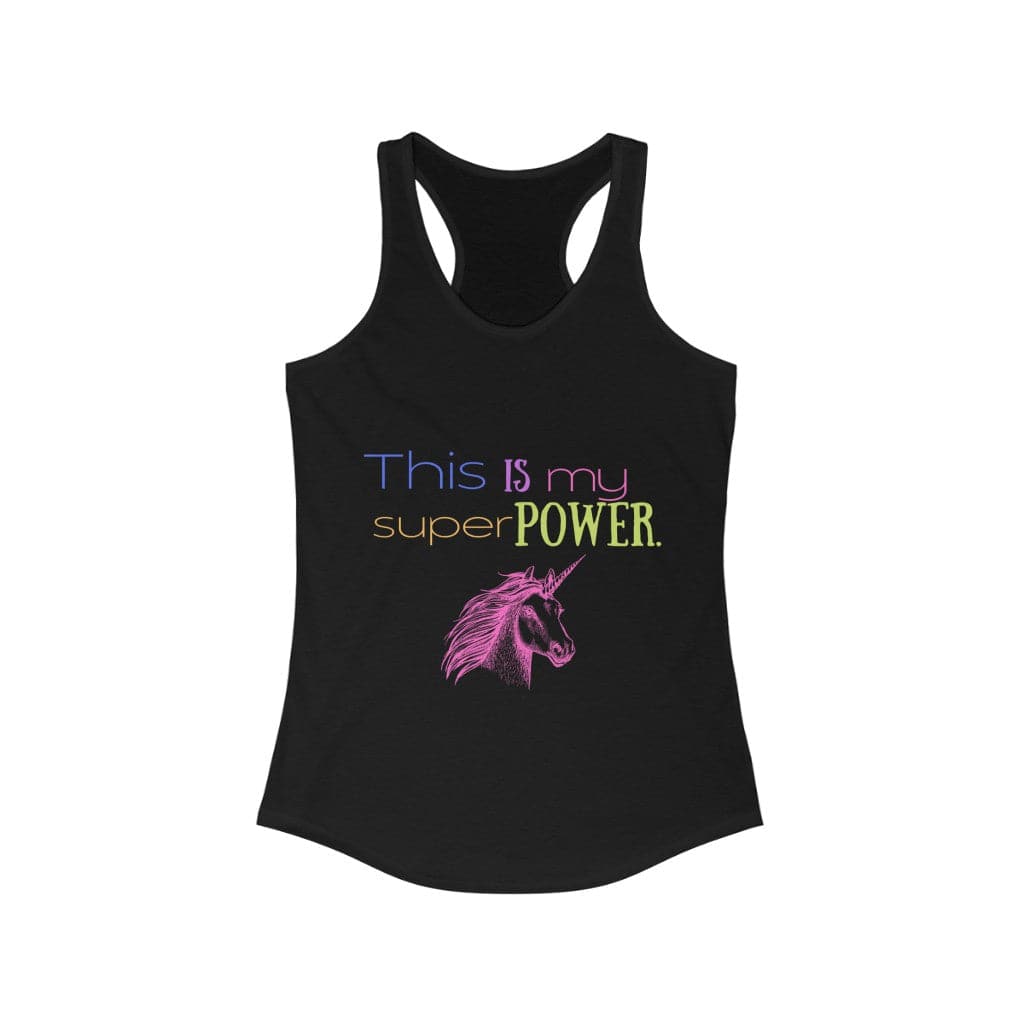 This is My Super Power Tee | Rainbow Unicorn Tank Top