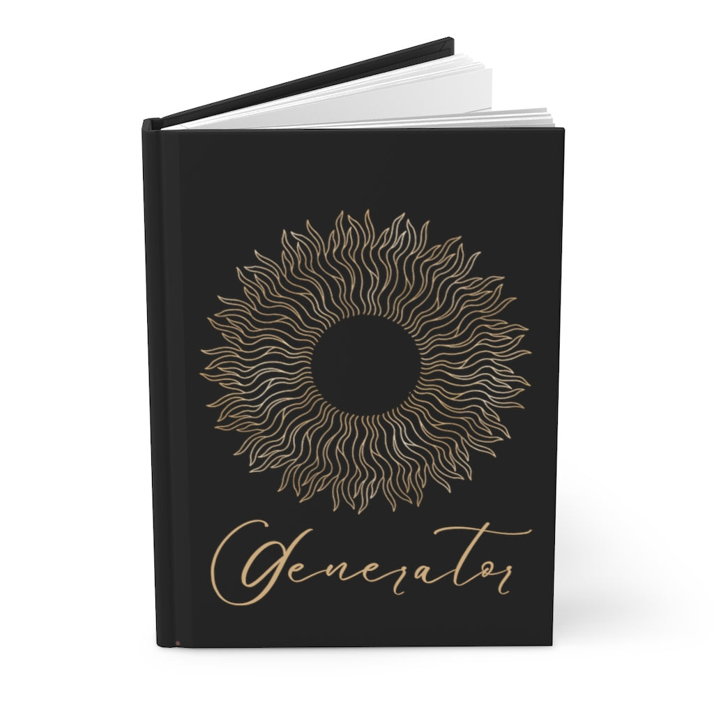 Generator Human Design Journal | Astrology HD Gift | Shadow Work Journal | Hardcover Manifestation Journal | Self-Care Gift