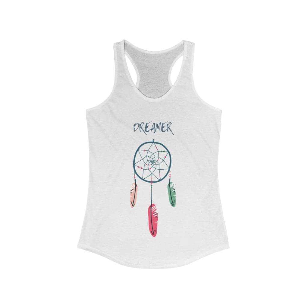 DREAMER | Dream Catcher Tank Top | Spiritual Inspirational Racerback Tank