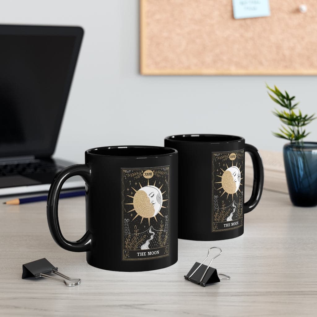 THE MOON Tarot Card Tea &amp; Coffee Mug