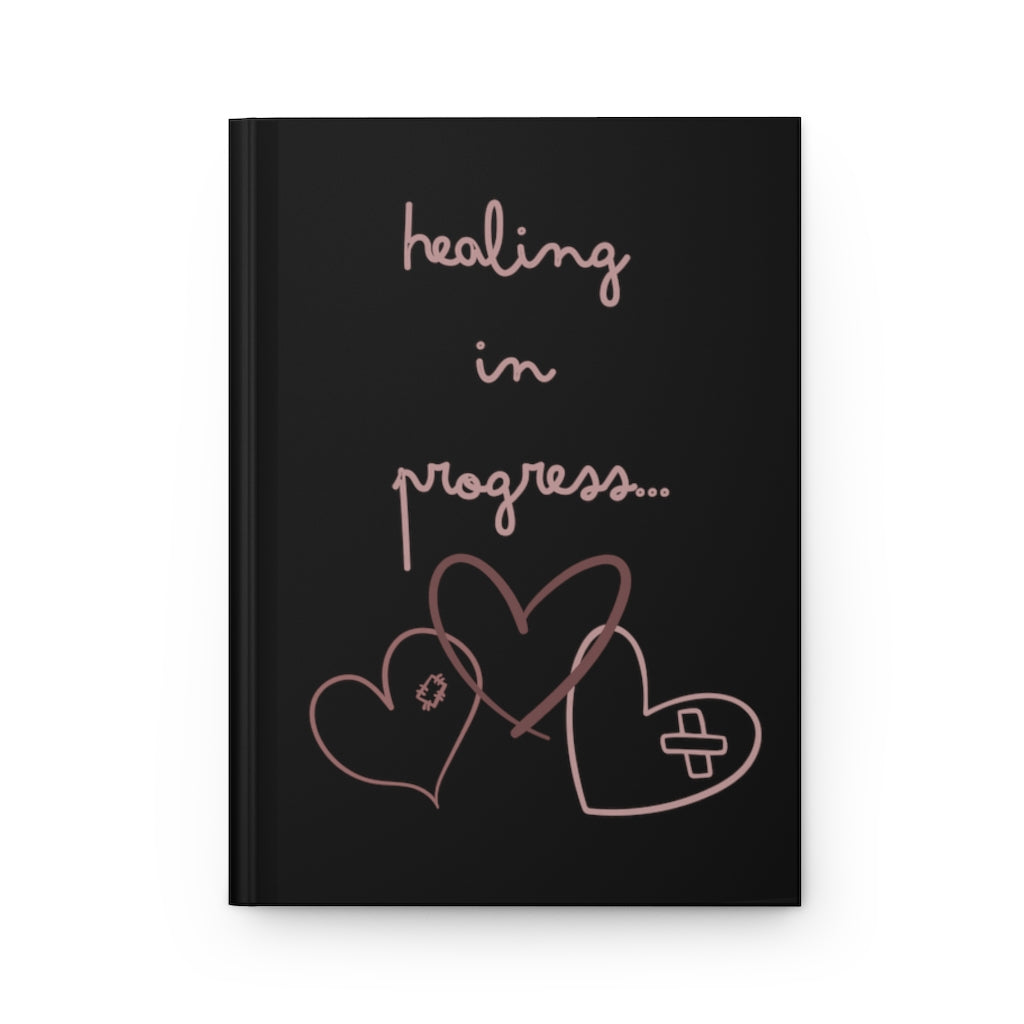Healing in Progress | Shadow Work Journal | Book of Shadows Grimoire | Hardcover Notebook | Astrology Gift for Her | Spiritual Gift