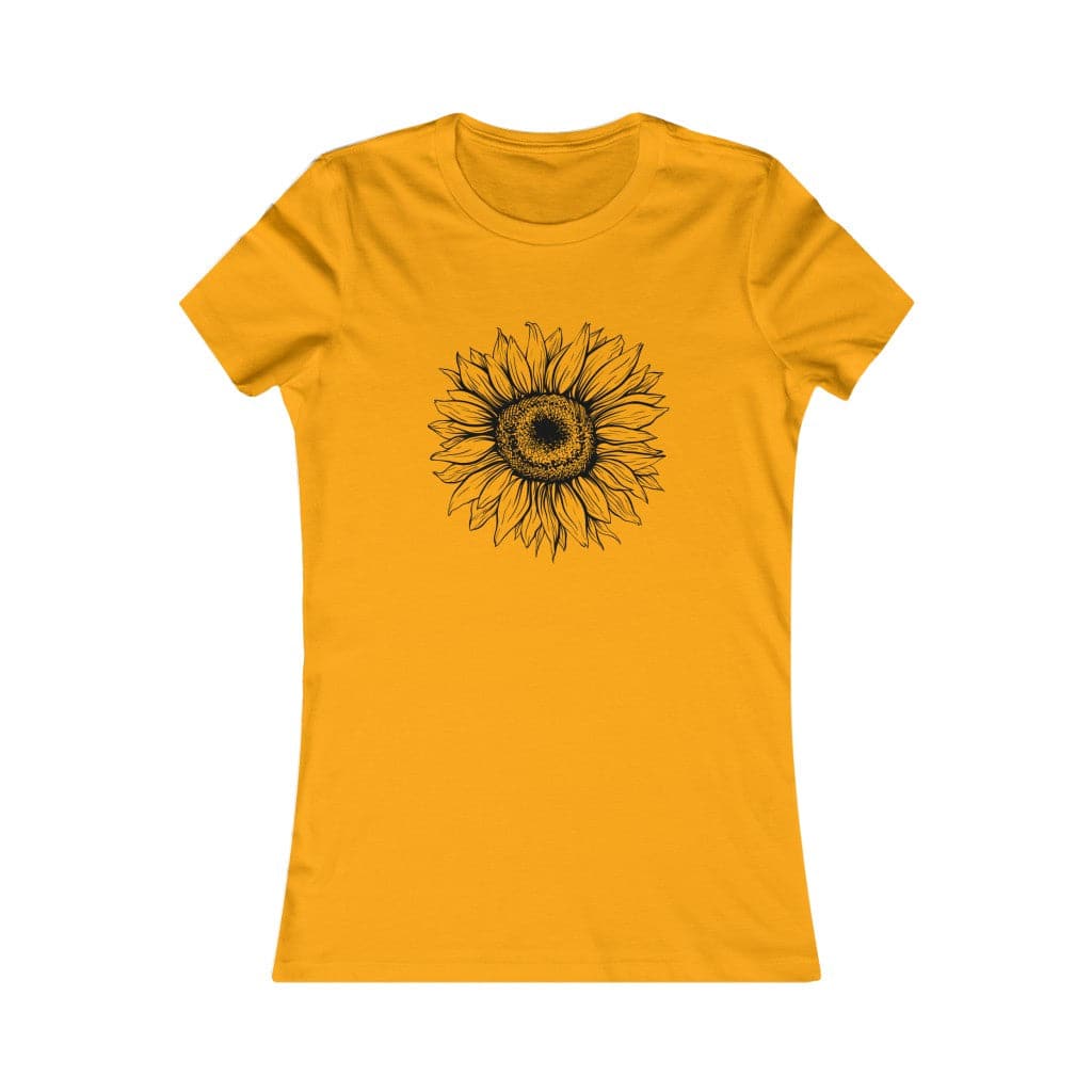 SUNFLOWER | Floral Shirt for Women | Fitted Spiritual Tee