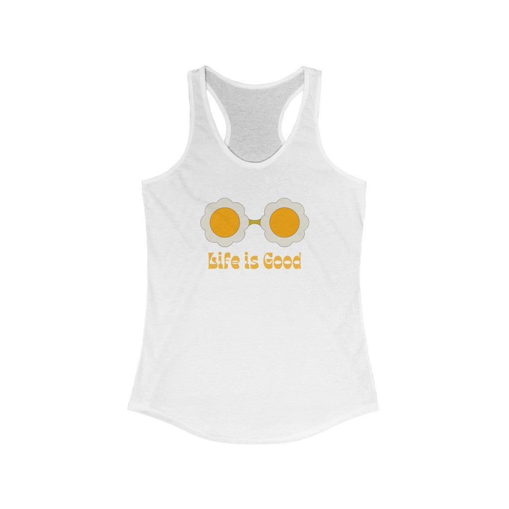 LIFE IS GOOD | Retro 70&#39;s Hippie Tank Top
