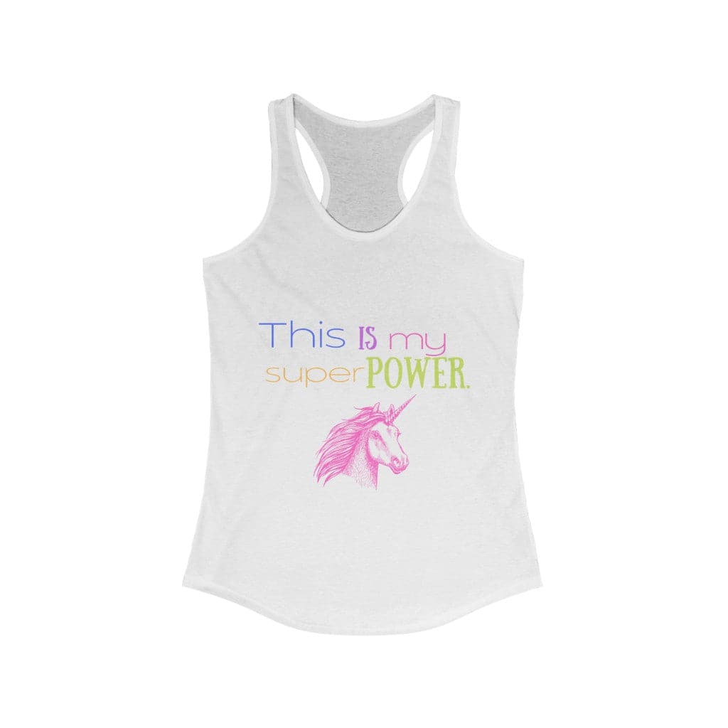 This is My Super Power Tee | Rainbow Unicorn Tank Top