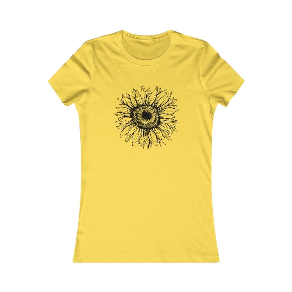 SUNFLOWER | Floral Shirt for Women | Fitted Spiritual Tee