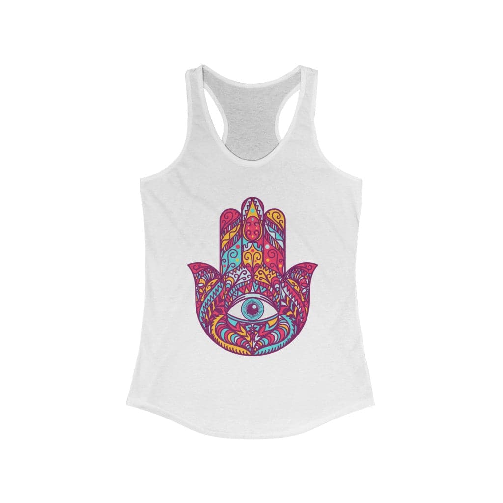 Rainbow Hamsa Tank Top | Women&#39;s Evil Eye Tank Top