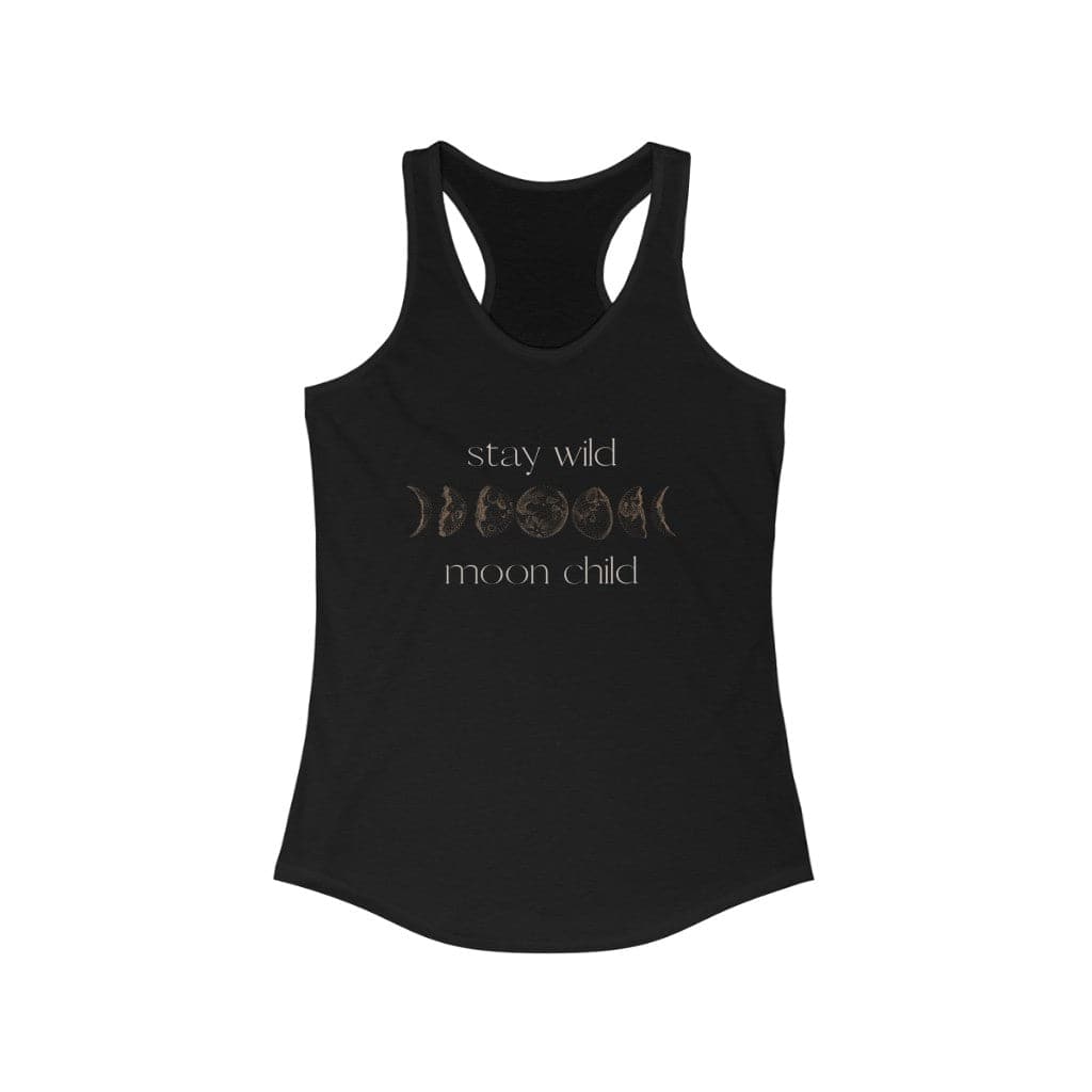 Stay Wild, Moon Child | Women's Racerback Tank Top