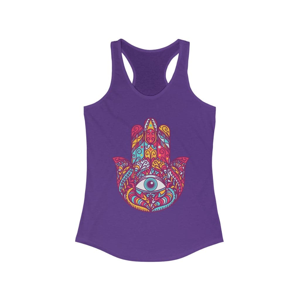 Rainbow Hamsa Tank Top | Women&#39;s Evil Eye Tank Top