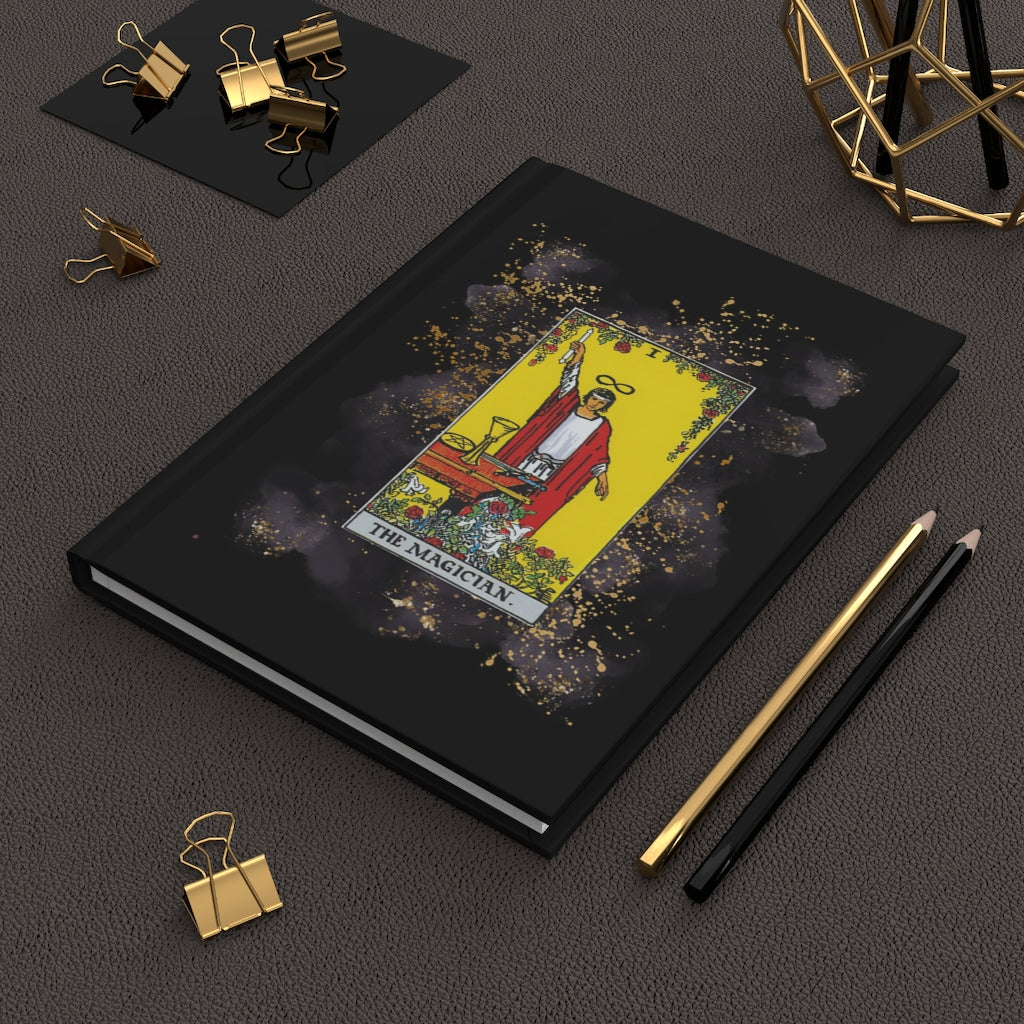 The Magician Tarot Card Journal | Hardcover Manifesting Journal | Metaphysical Journal | Tarot Gift | Grimoire | Gratitude Journal