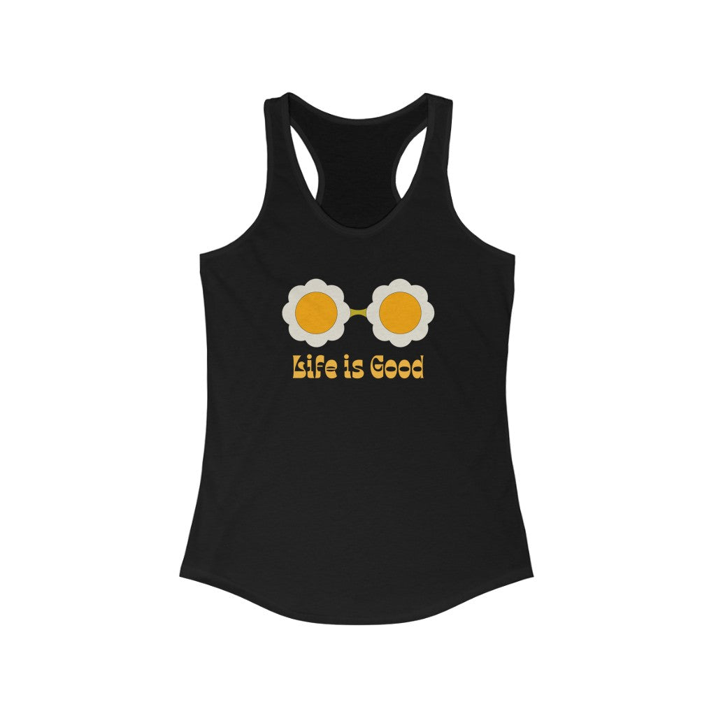 LIFE IS GOOD | Retro 70&#39;s Hippie Tank Top