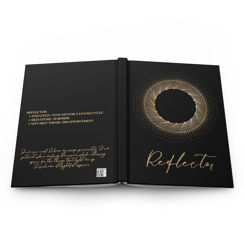 Reflector Human Design Journal | Astrology HD Gift | Shadow Work Journal | Hardcover Manifestation Journal | Self-Care Gift