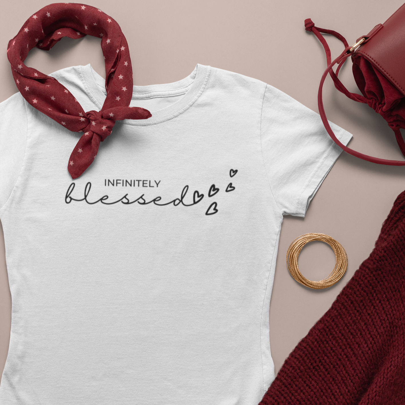 Infinitely Blessed | Women's Graphic Tees | Inspirational Shirts | Affirmation Tees