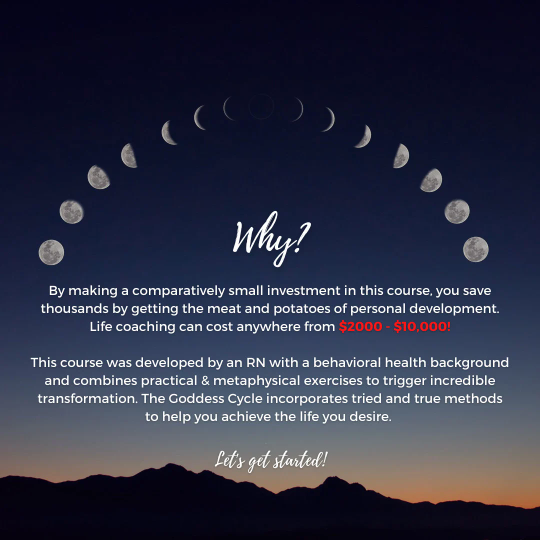 The Goddess Cycle: Step Into Your Power | Women Empowerment Workbook to Attract Money, Love, and Success