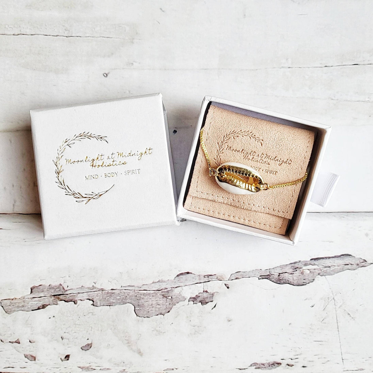 COWRIE | 14K Gold Box Chain Pendant Bracelet | African Cowrie Shell Fertility Jewelry | Gold Mermaid Bracelet | Minimalist Beach Jewelry