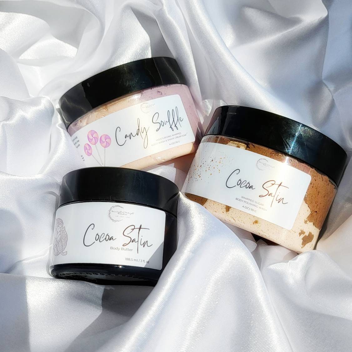 CANDY SOUFFLE, Fluffy Whipped Soap, Pink Body Frosting