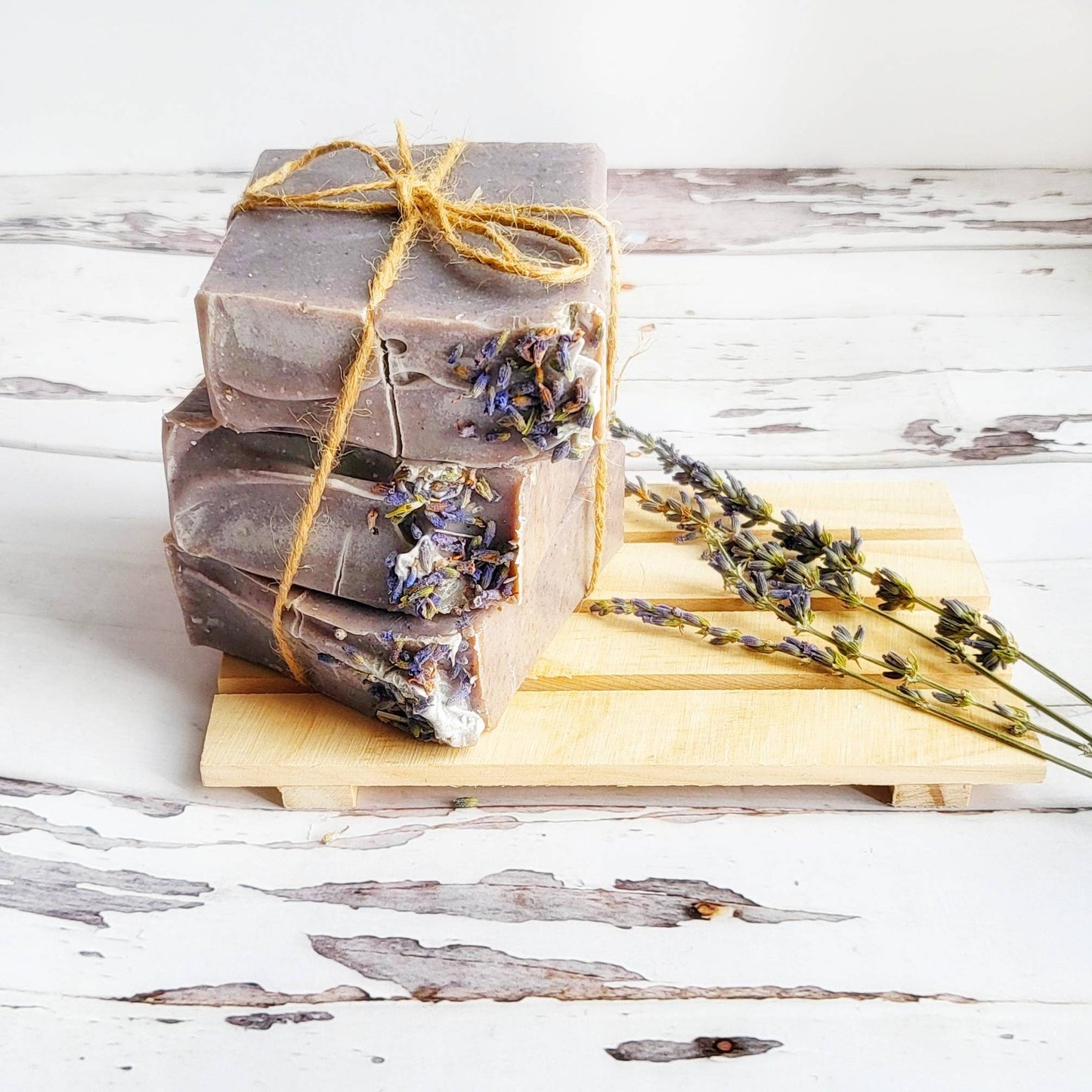 TRANQUILITY | Organic Lavender & Shea Butter Beauty Bar | Handmade Herbal Soap | Soap for Sensitive Skin| Organic Shampoo Bar | Shaving Soap