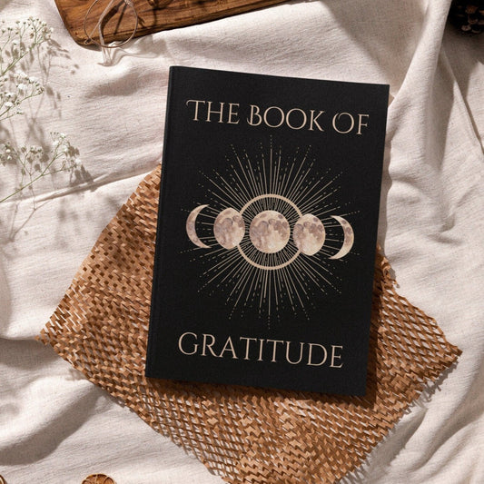 The Book of Gratitude | Daily Gratitude Journal | Mental Wellness Diary | Growth Mindset Manifestation | Spiritual Christmas Gift for Her