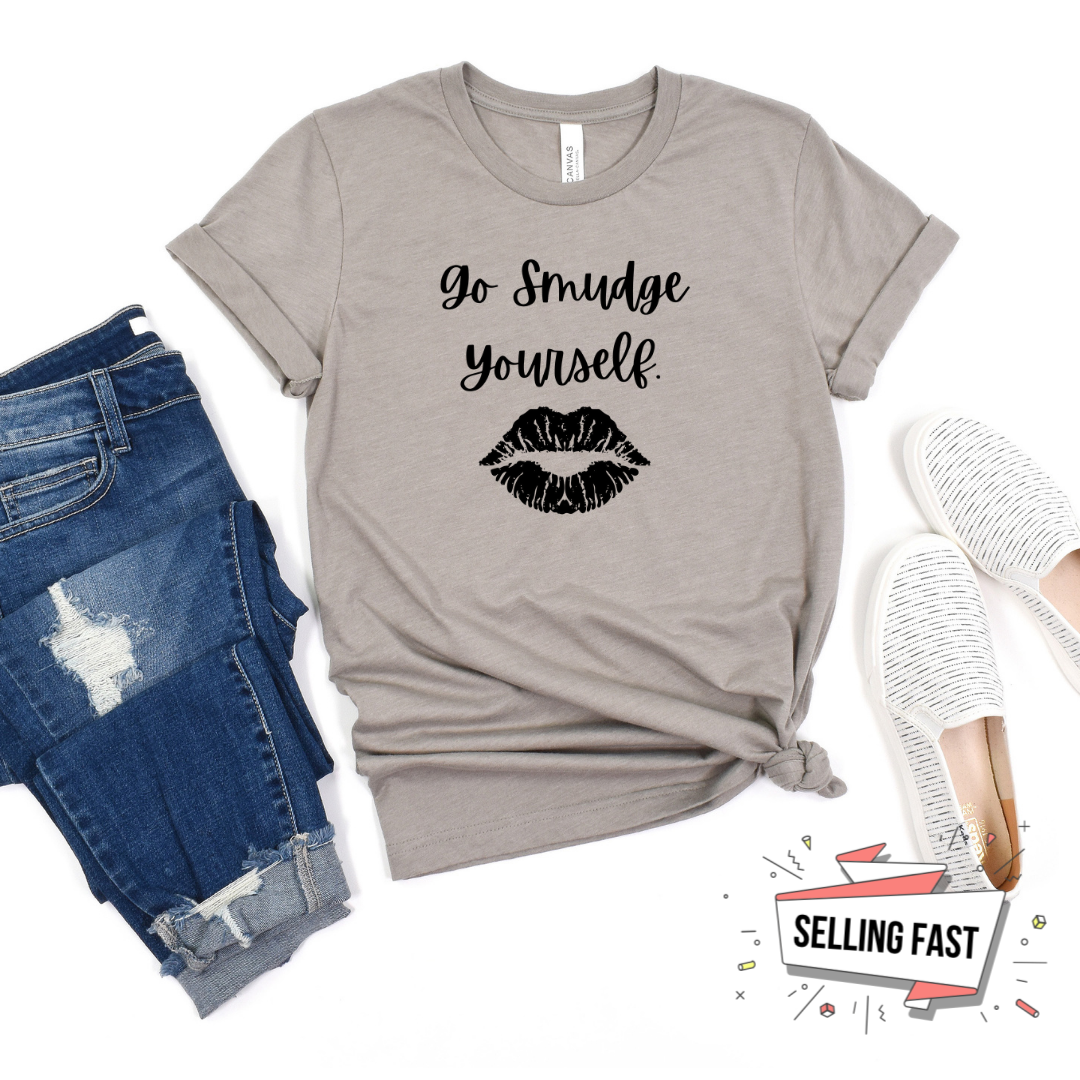 SMUDGE | Go Smudge Yourself Women&#39;s Fitted Tee