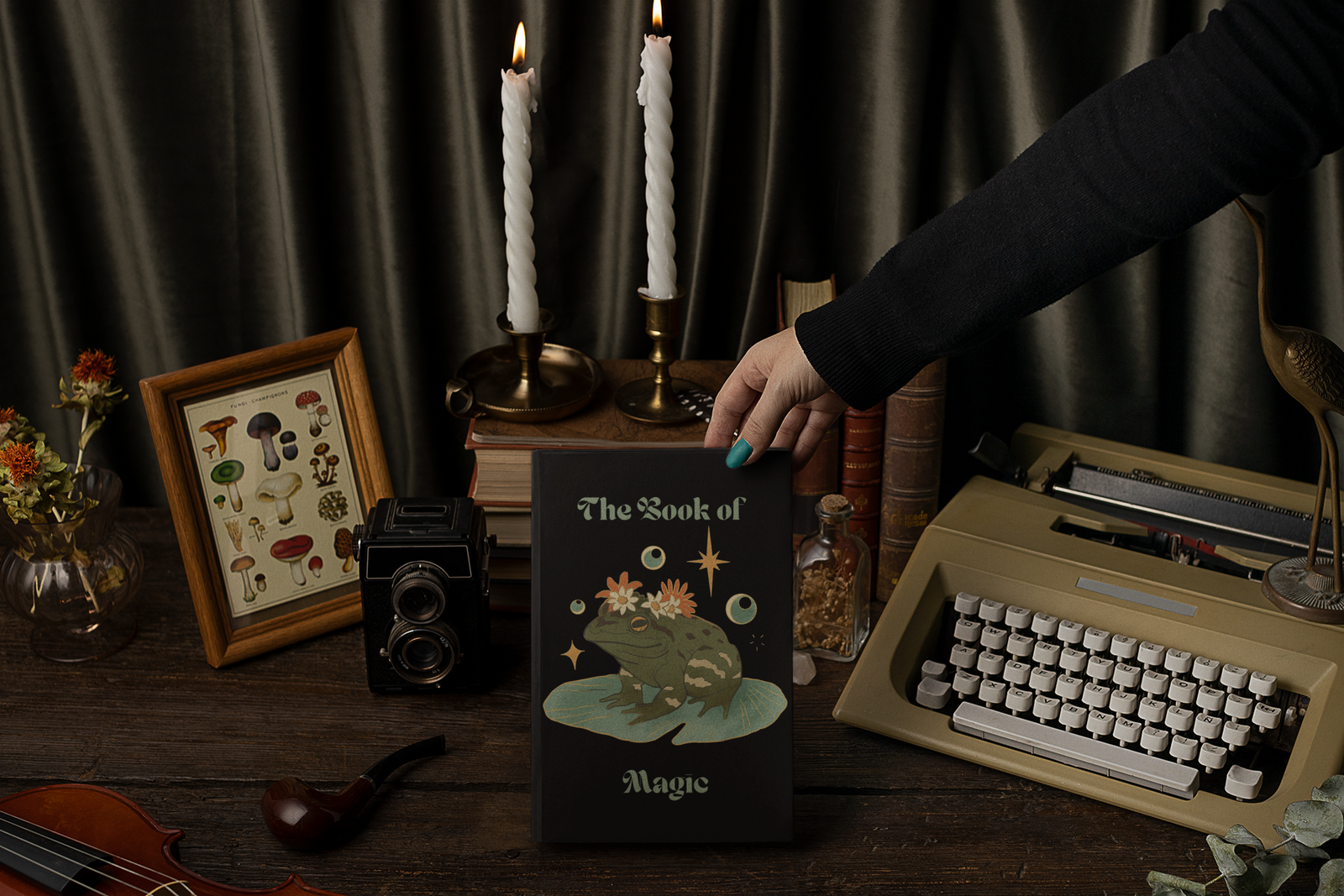 The Book of Magic | Hippie Frog and Toad Manifesting Journal