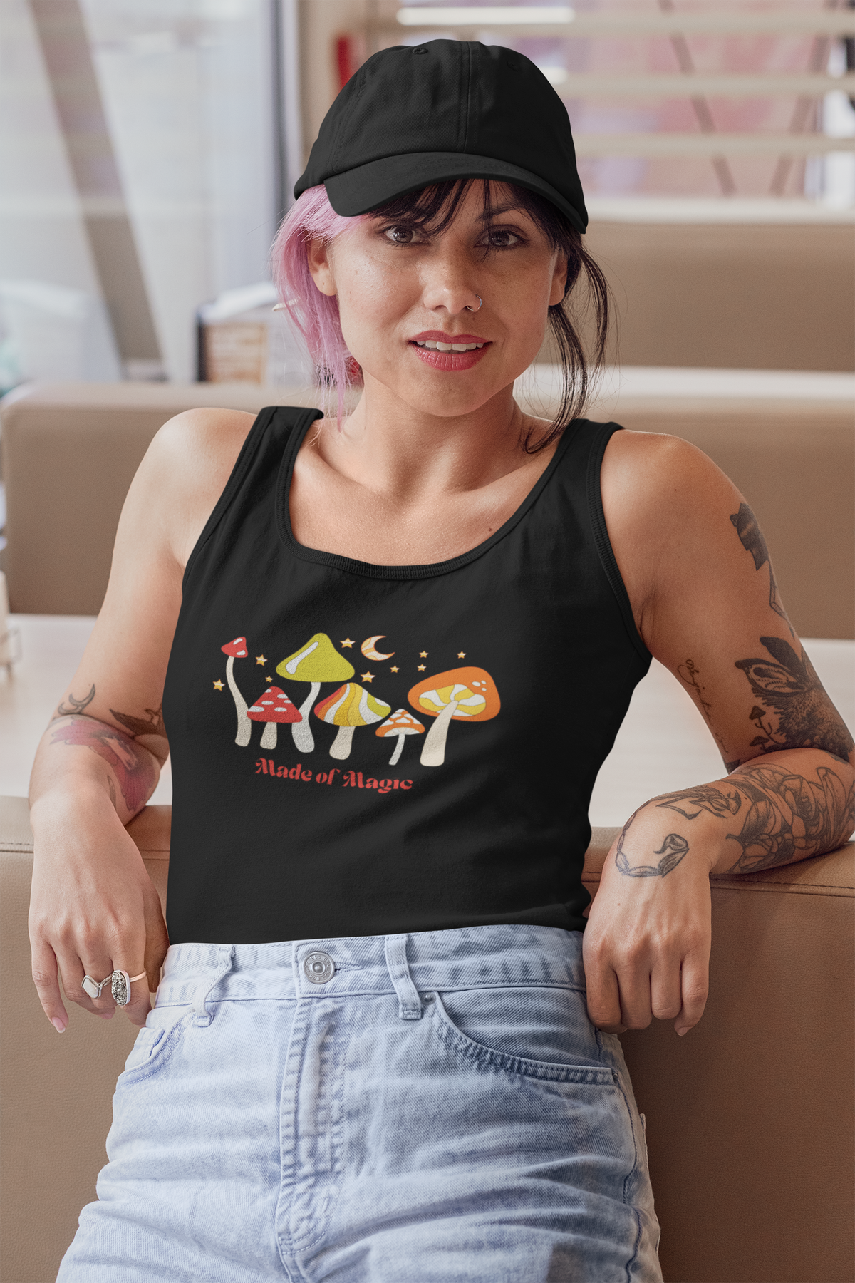MADE OF MAGIC | Women&#39;s Magical Mushrooms Tank Top